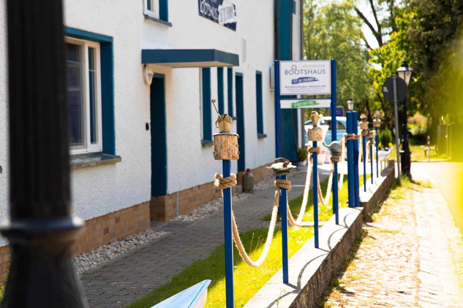 Boootshaus - Am Spreeufer Otel Beeskow Dış mekan fotoğraf