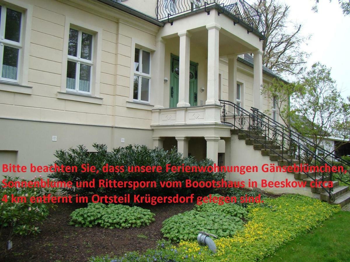 Boootshaus - Am Spreeufer Otel Beeskow Dış mekan fotoğraf